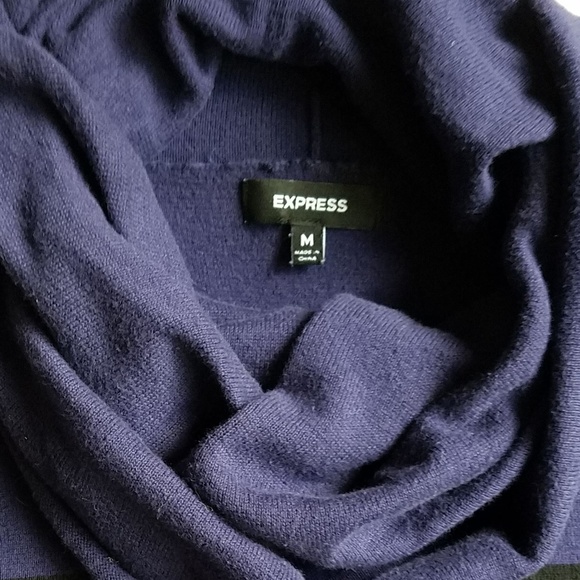 Express Short-Sleeved Cowl Neck Sweater, Size M - Picture 7 of 7